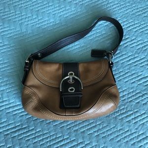 Coach Purse Brown Leather